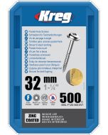 Kreg Pocket-Hole Schroeven 32mm verzinkt (500 st.)