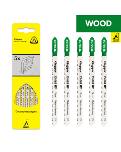 Klingspor - Decoupeerzaagbladen voor Hout - JS 661 WF