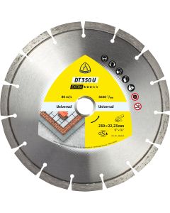 Klingspor - DT 350 U Extra - Diamantschijven - 230 x 22.23mm